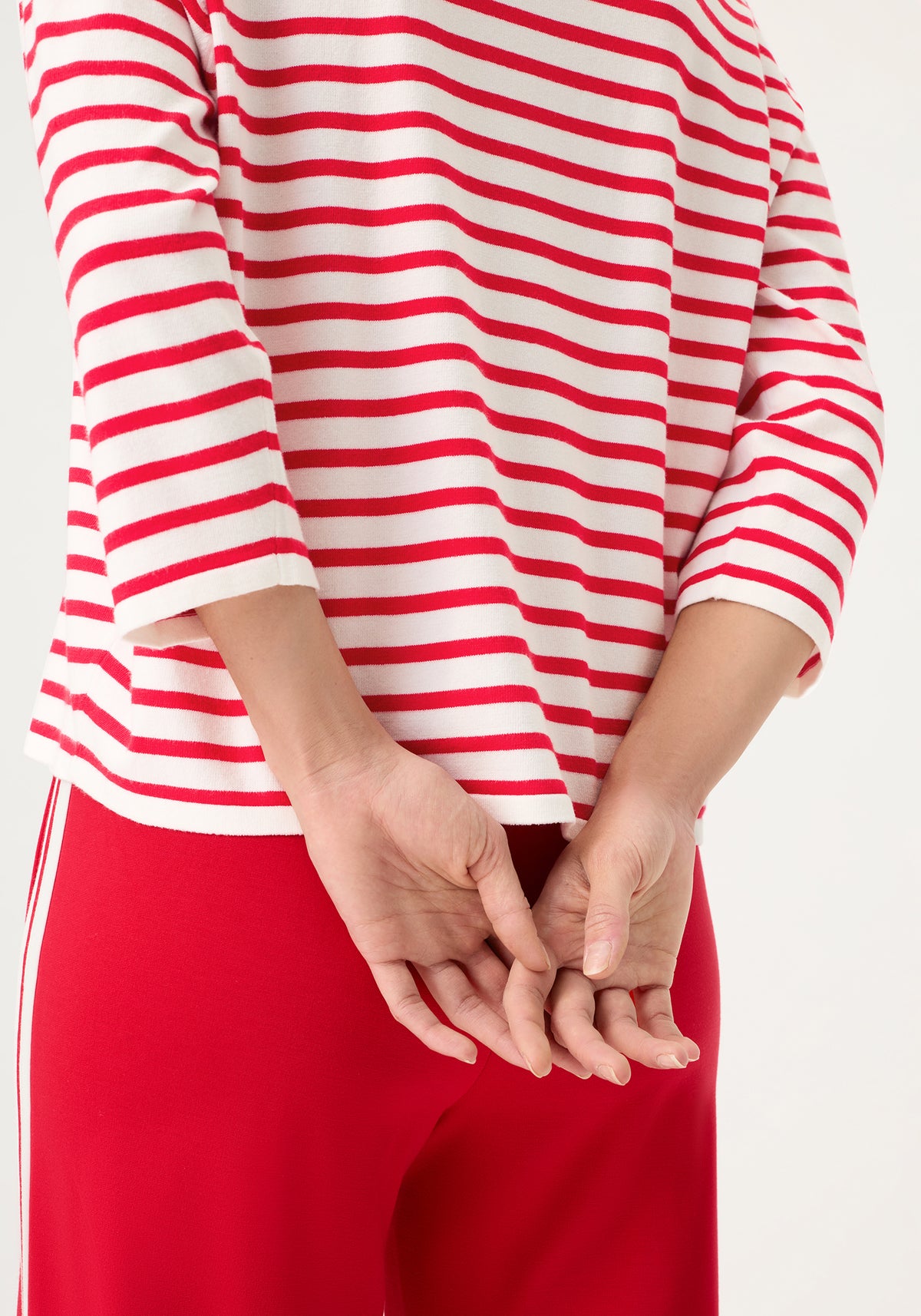 Striped Fine Knit Sweater