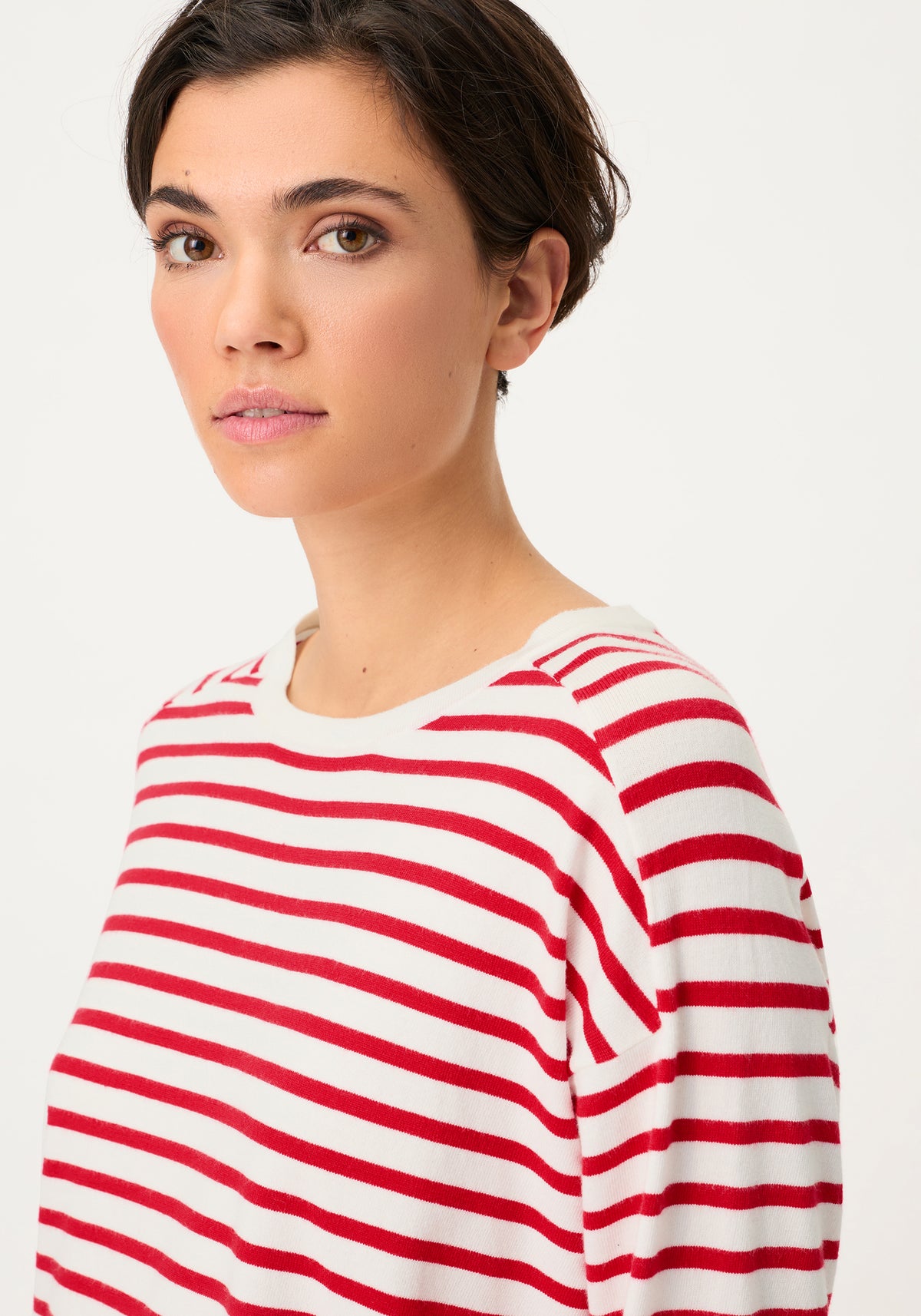 Striped Fine Knit Sweater