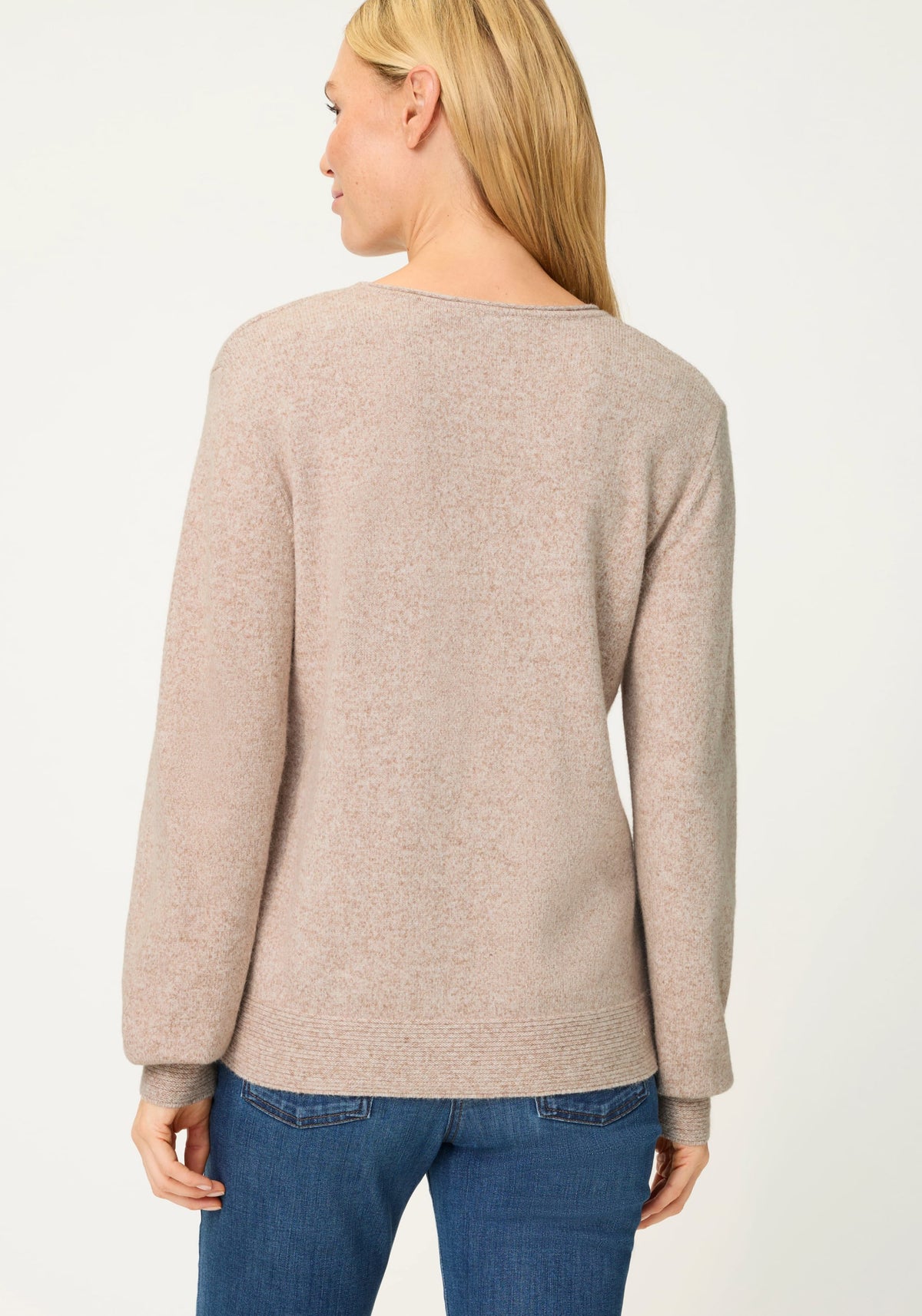 Melange Knit Sweater