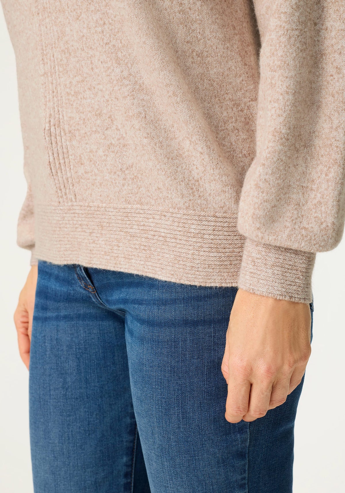 Melange Knit Sweater