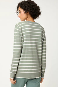 Cardigan rayé
