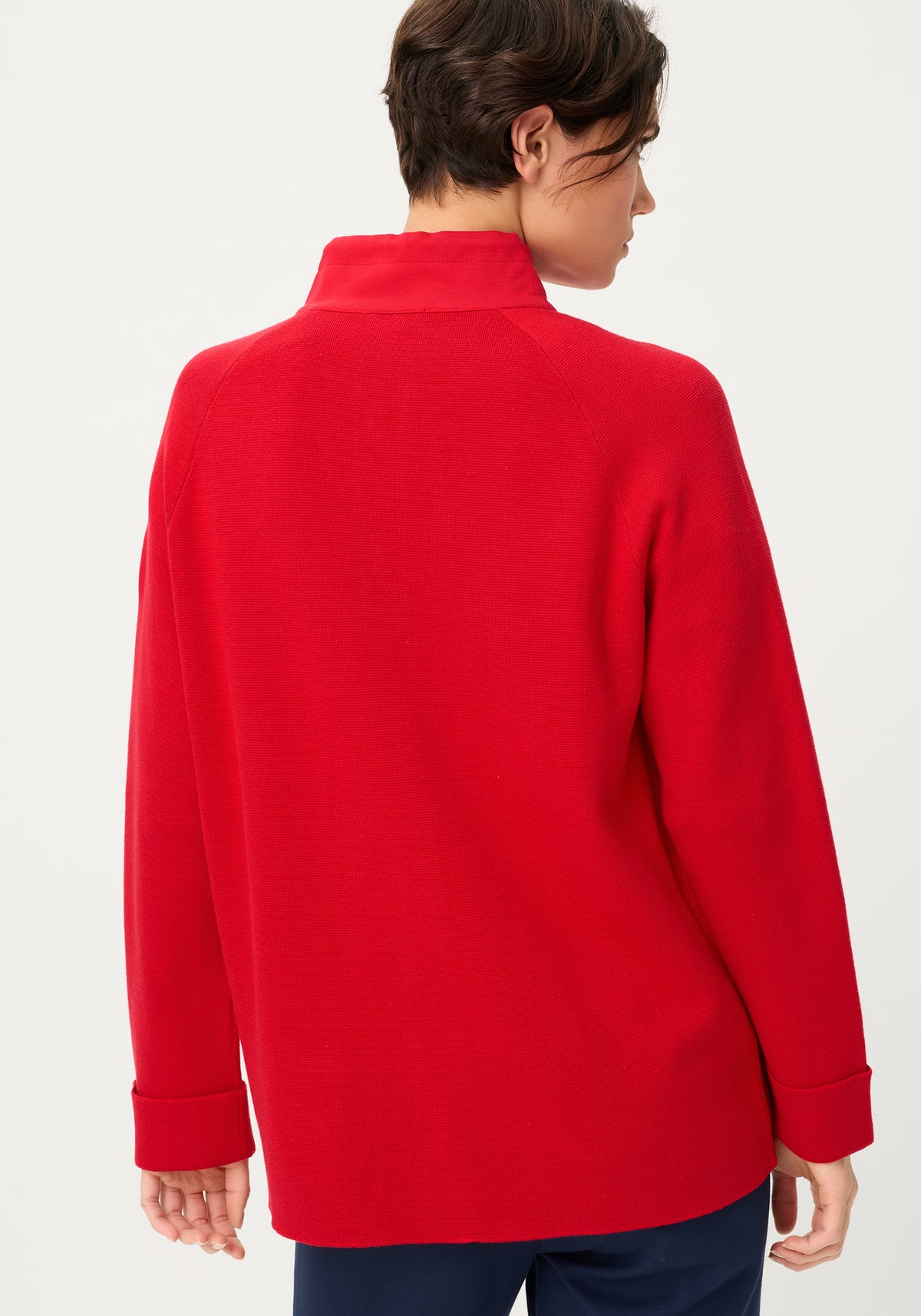 Cardigan sportif en maille factice