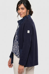 Cardigan sportif en maille factice