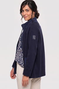 Cardigan sportif en maille factice