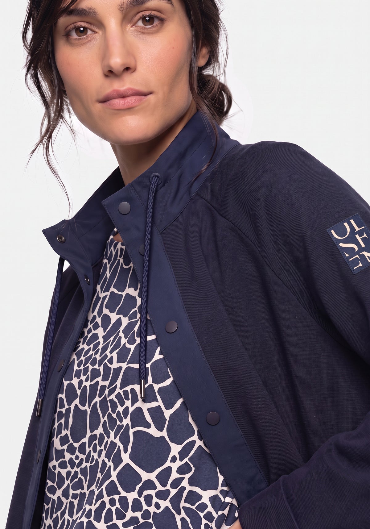 Cardigan sportif en maille factice