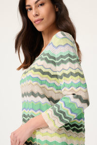 Pull à chevrons
