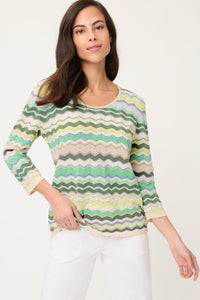 Pull à chevrons