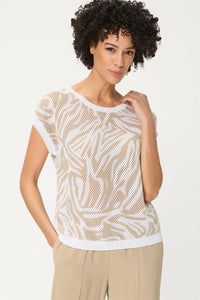Pull ajouré Neo Zebra