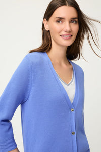 Solid V-Neck Cardigan