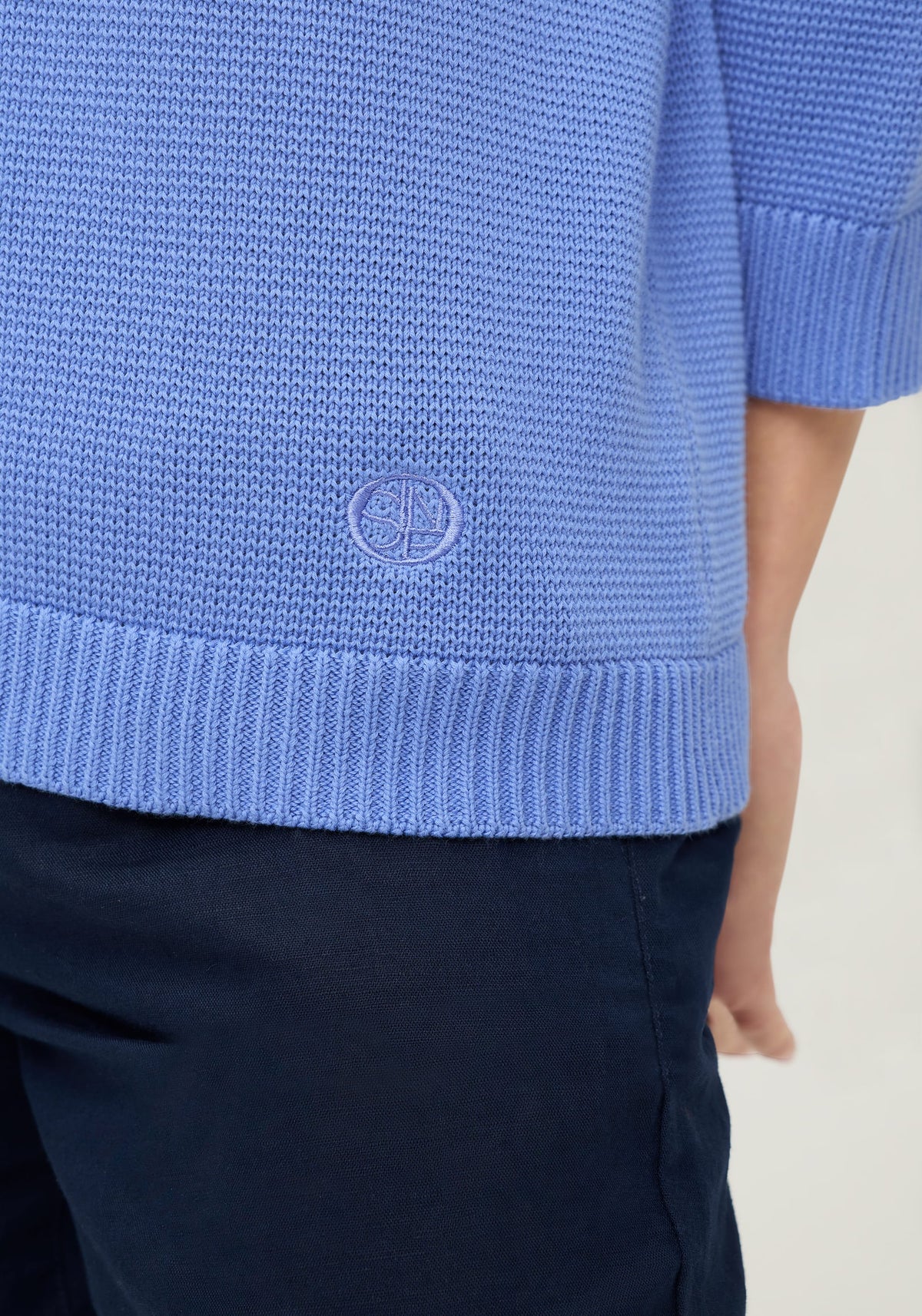 Solid V-Neck Cardigan