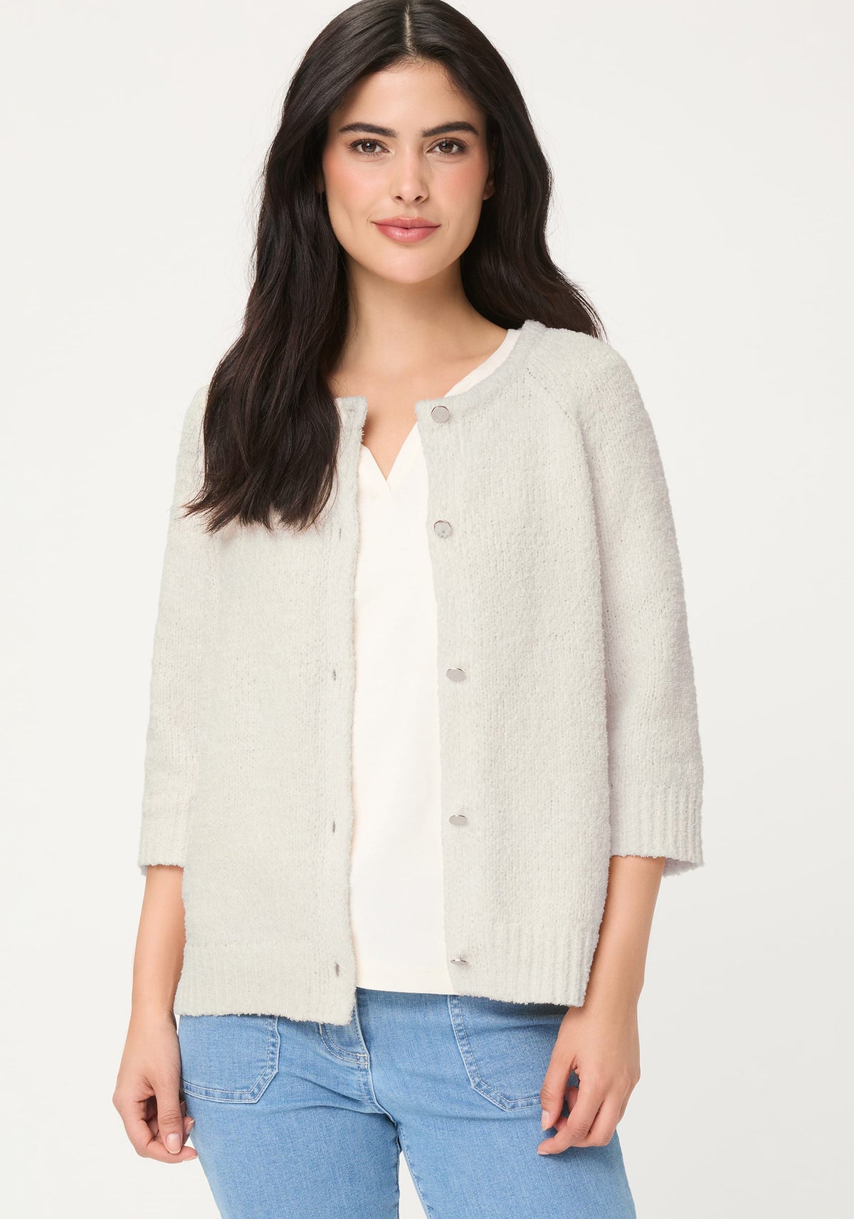 Round Neck Cardigan