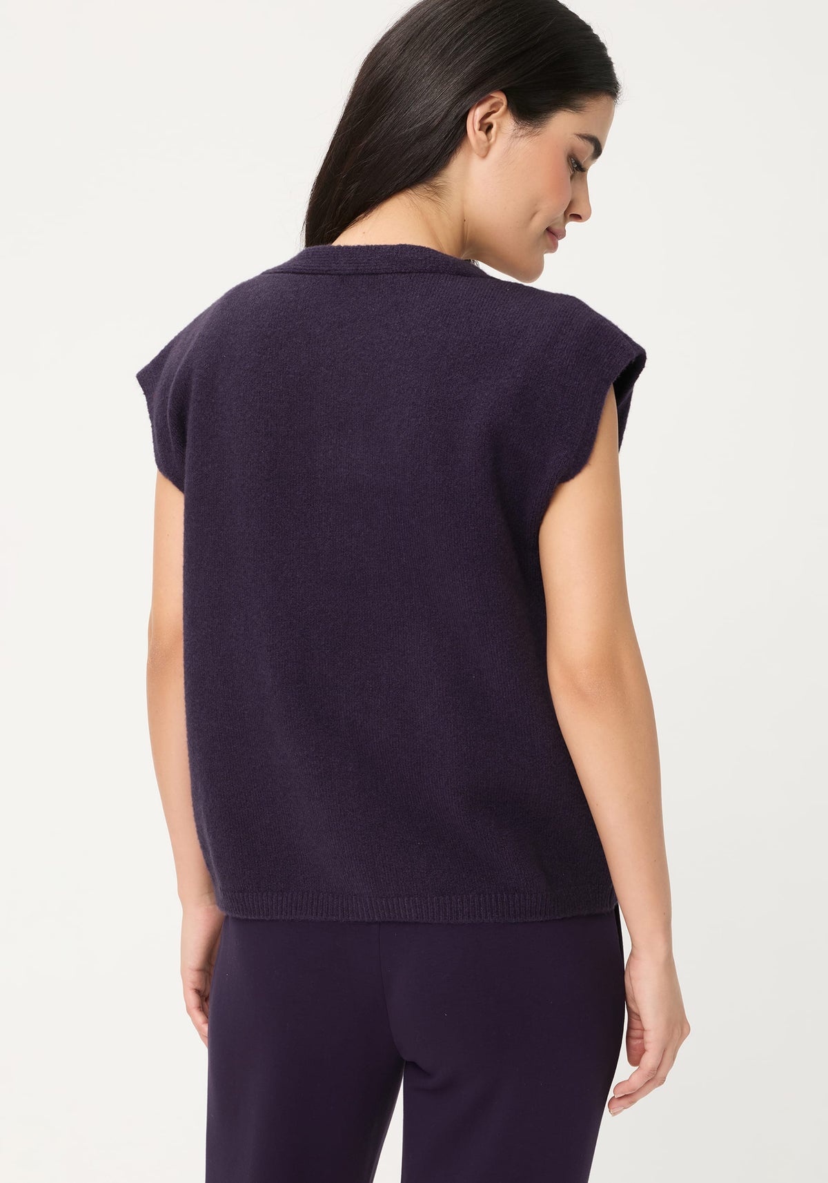 Cropped Sweater Vest