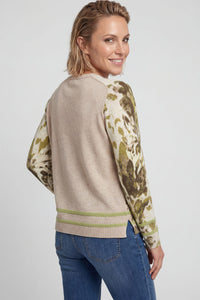 Abstract Floral Sweater