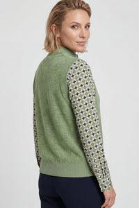 Bouclé Knit Zip Front Vest
