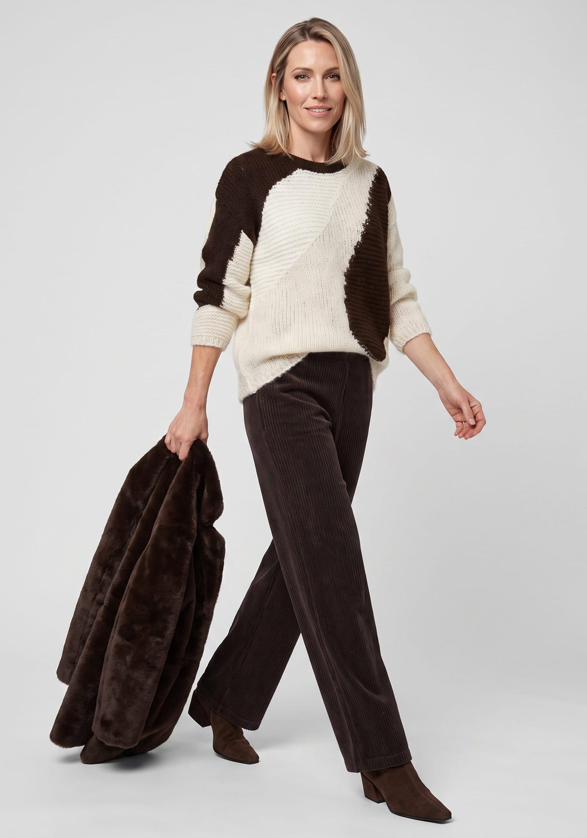 Pull en maille ajourée