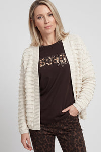 Fringe Knit Cardigan