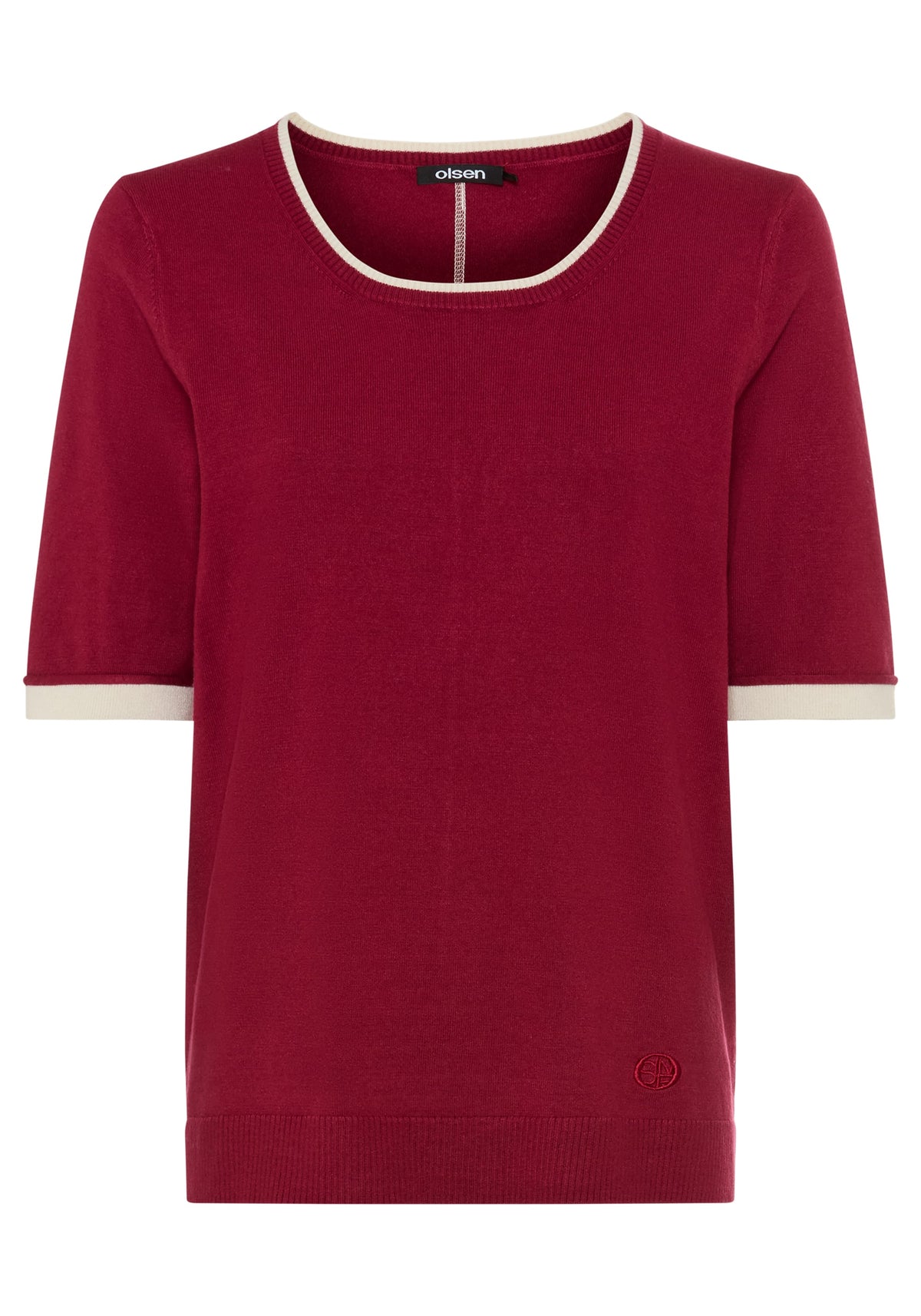 Fine Gauge Short Sleeve Sweater