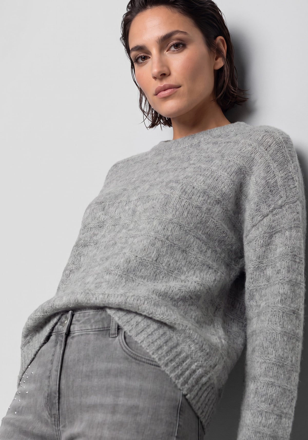 Rib Knit Stripe Sweater