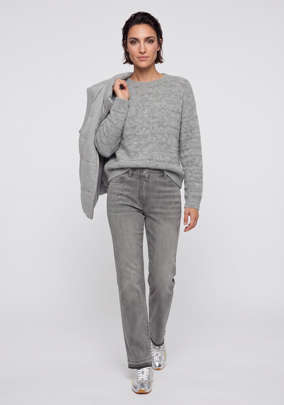 Rib Knit Stripe Sweater