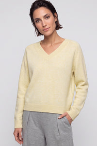 Pull doux chiné