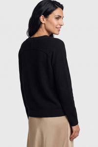 Solid V-Neck Sweater