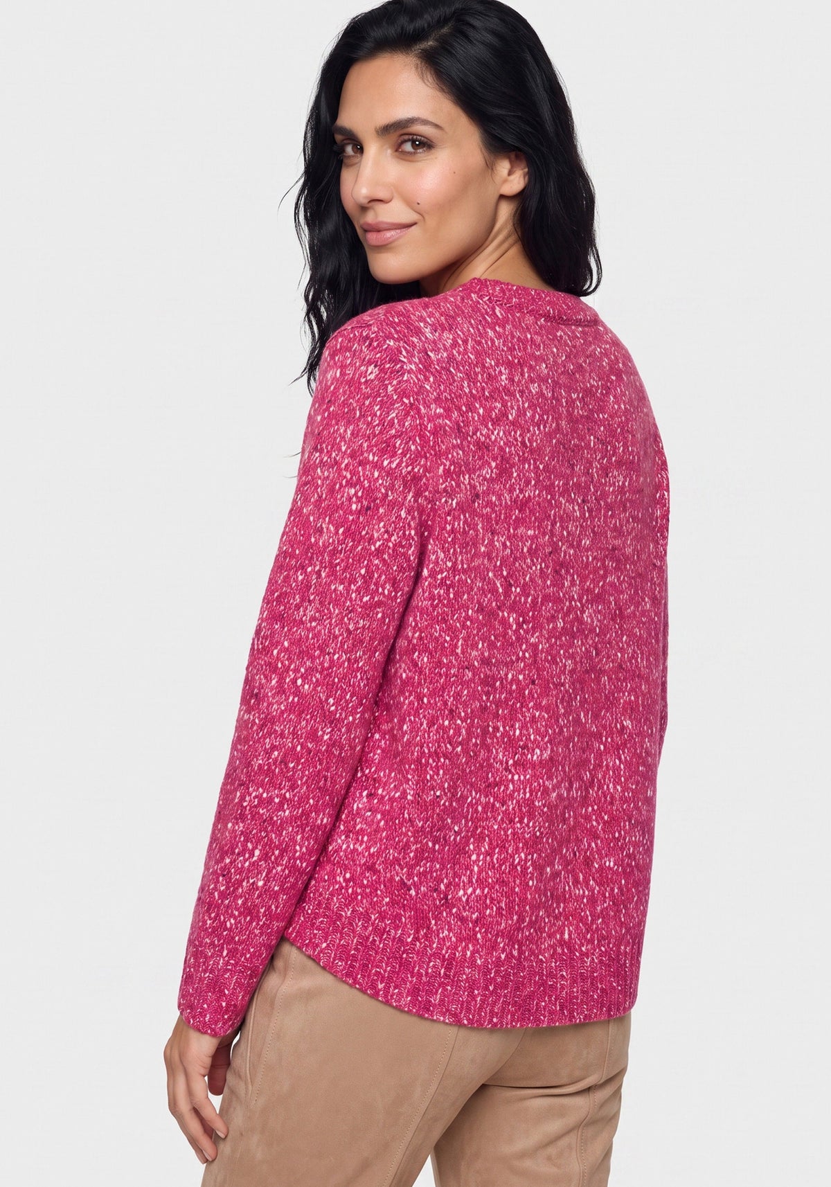 Marled Knit Sweater