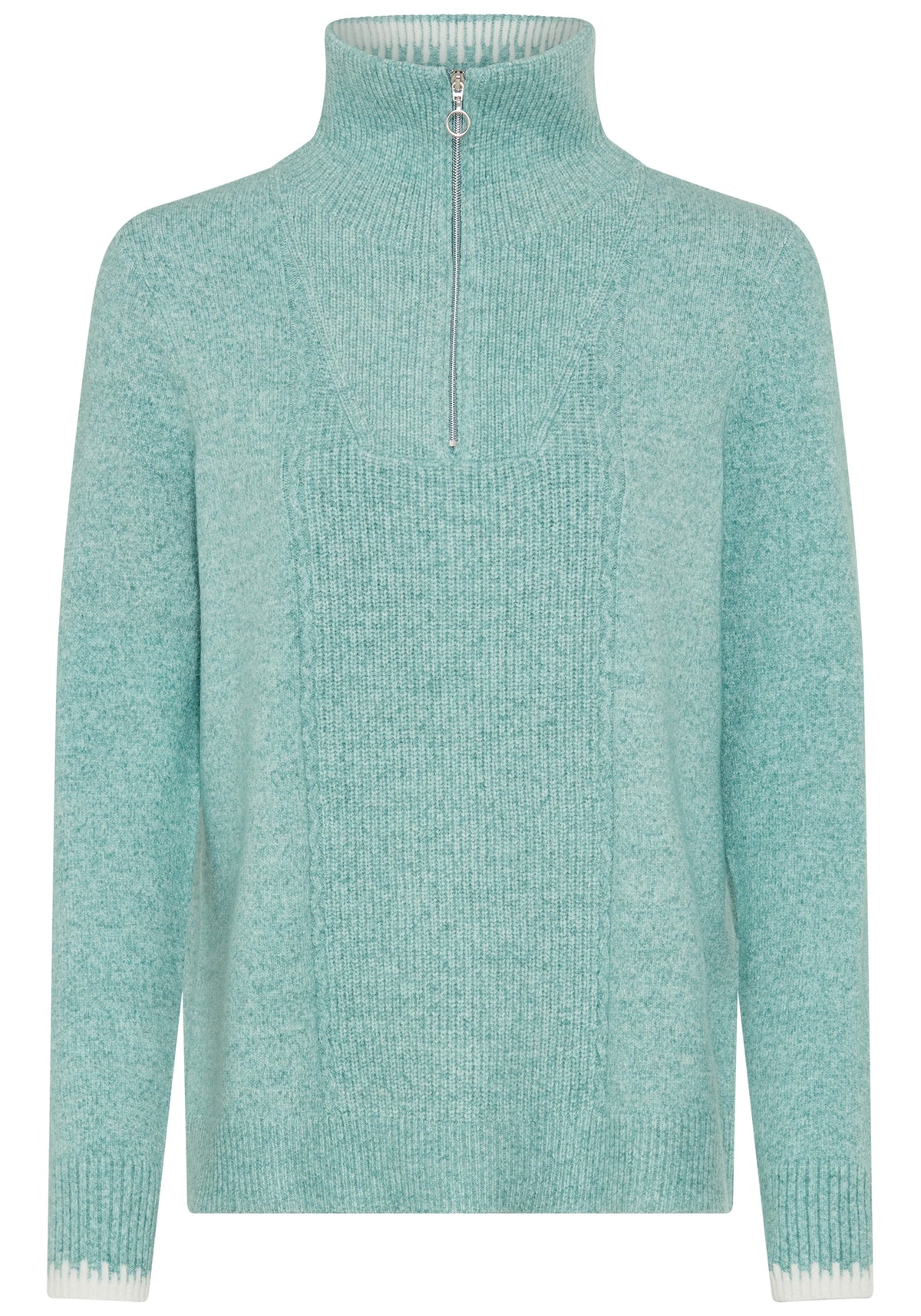 Quarter Zip Mock Sweater