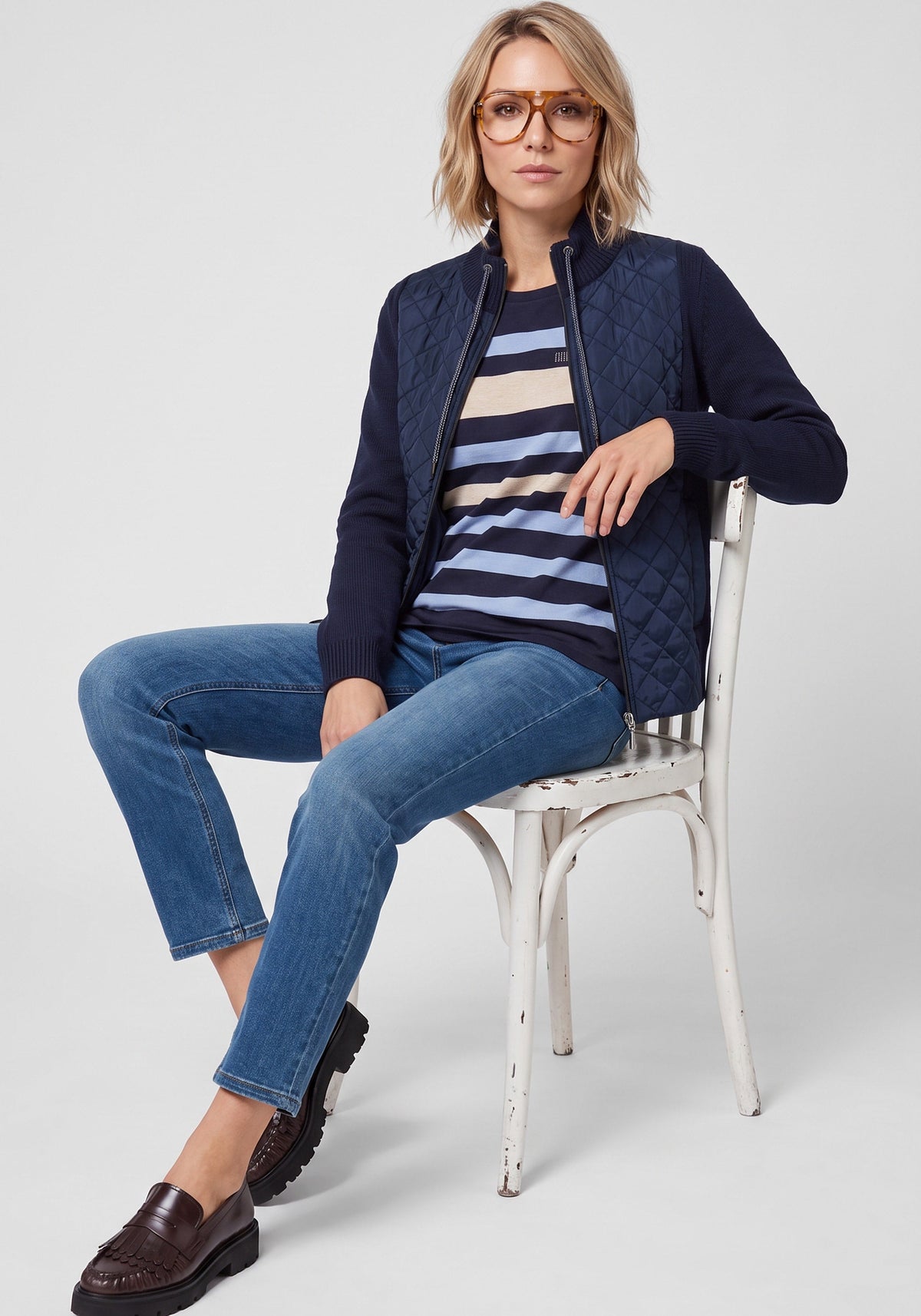 Mixed Media Cardigan