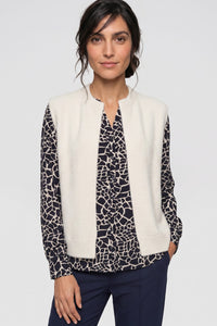 Gilet court en fil « Feather »