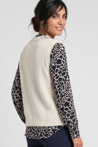 Gilet court en fil « Feather »