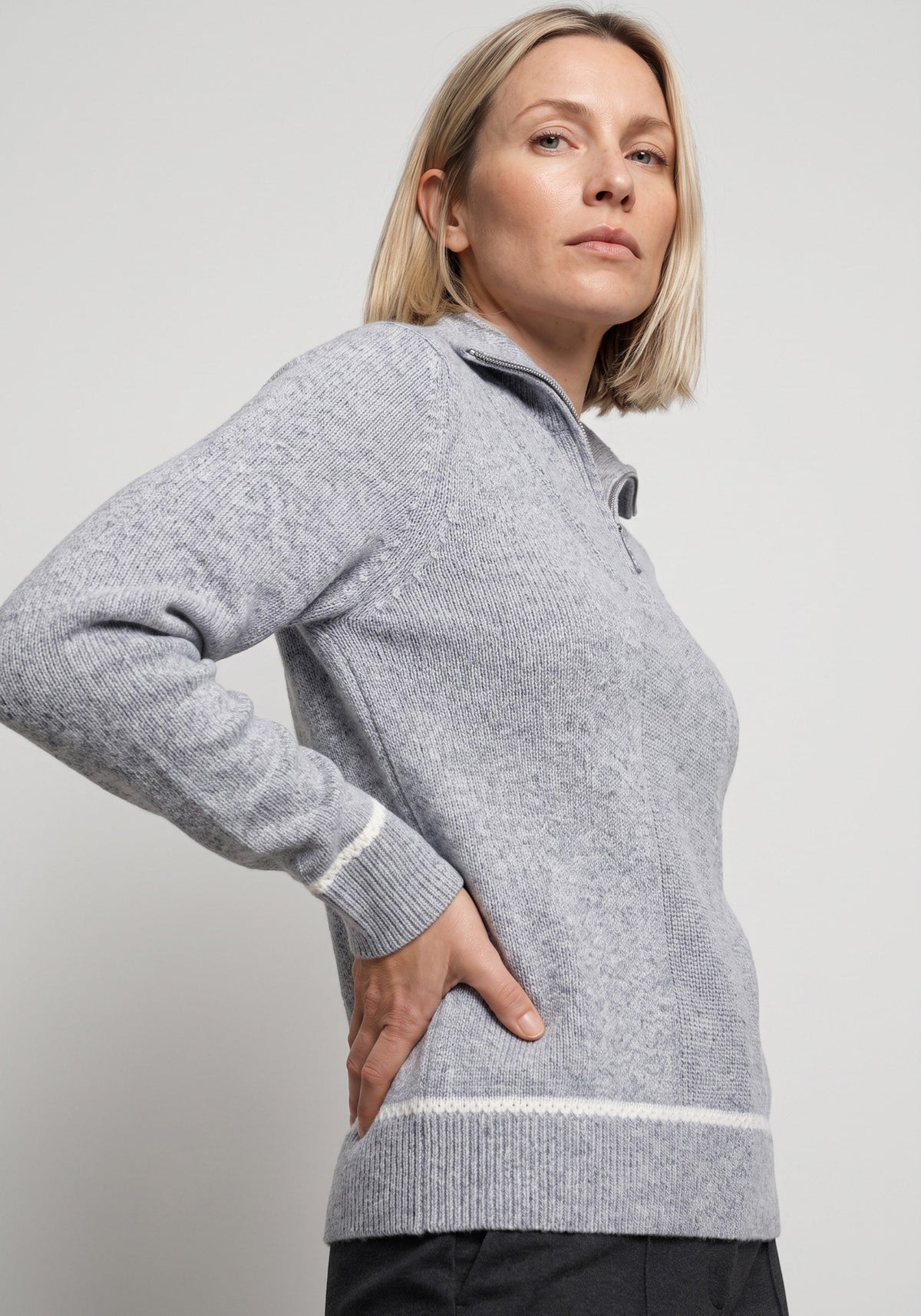 Quarter Zip Sweater