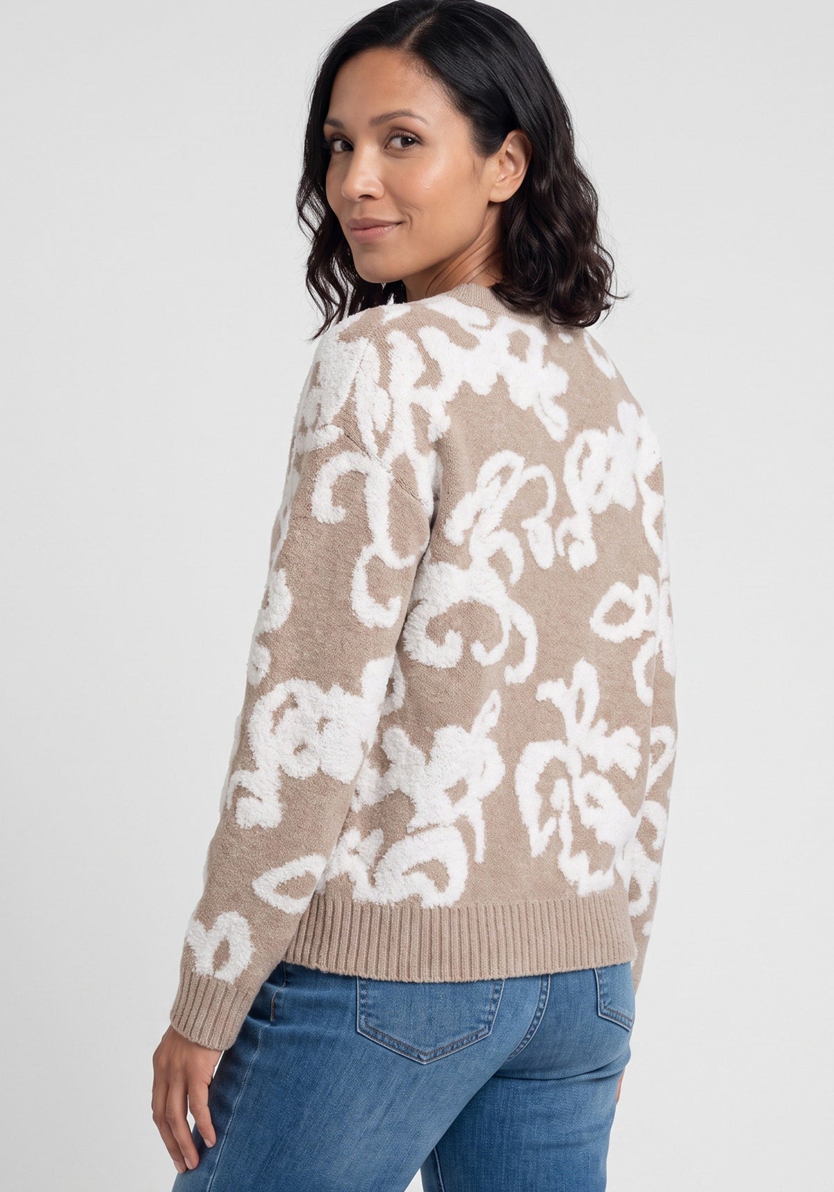 Bouclé Bloom Sweater