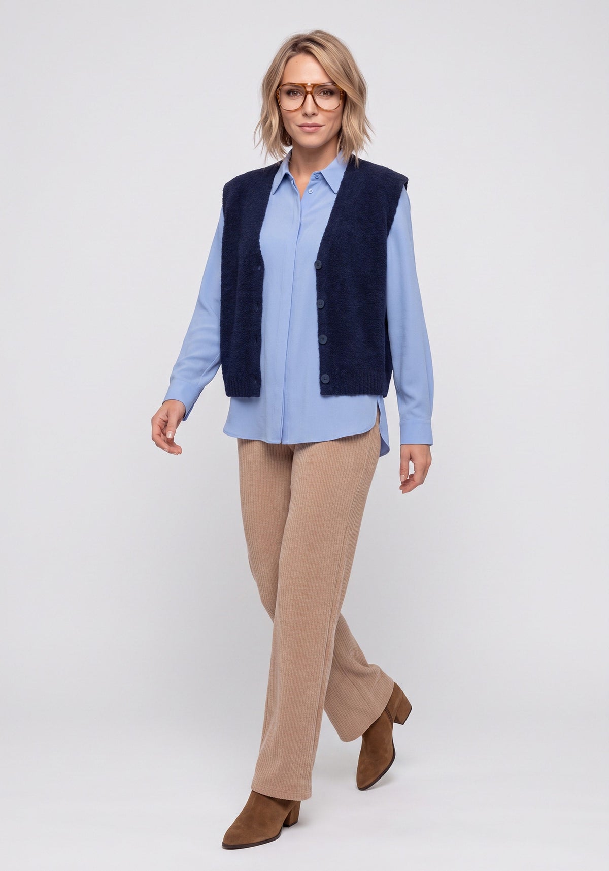 Bouclé Sweater Vest
