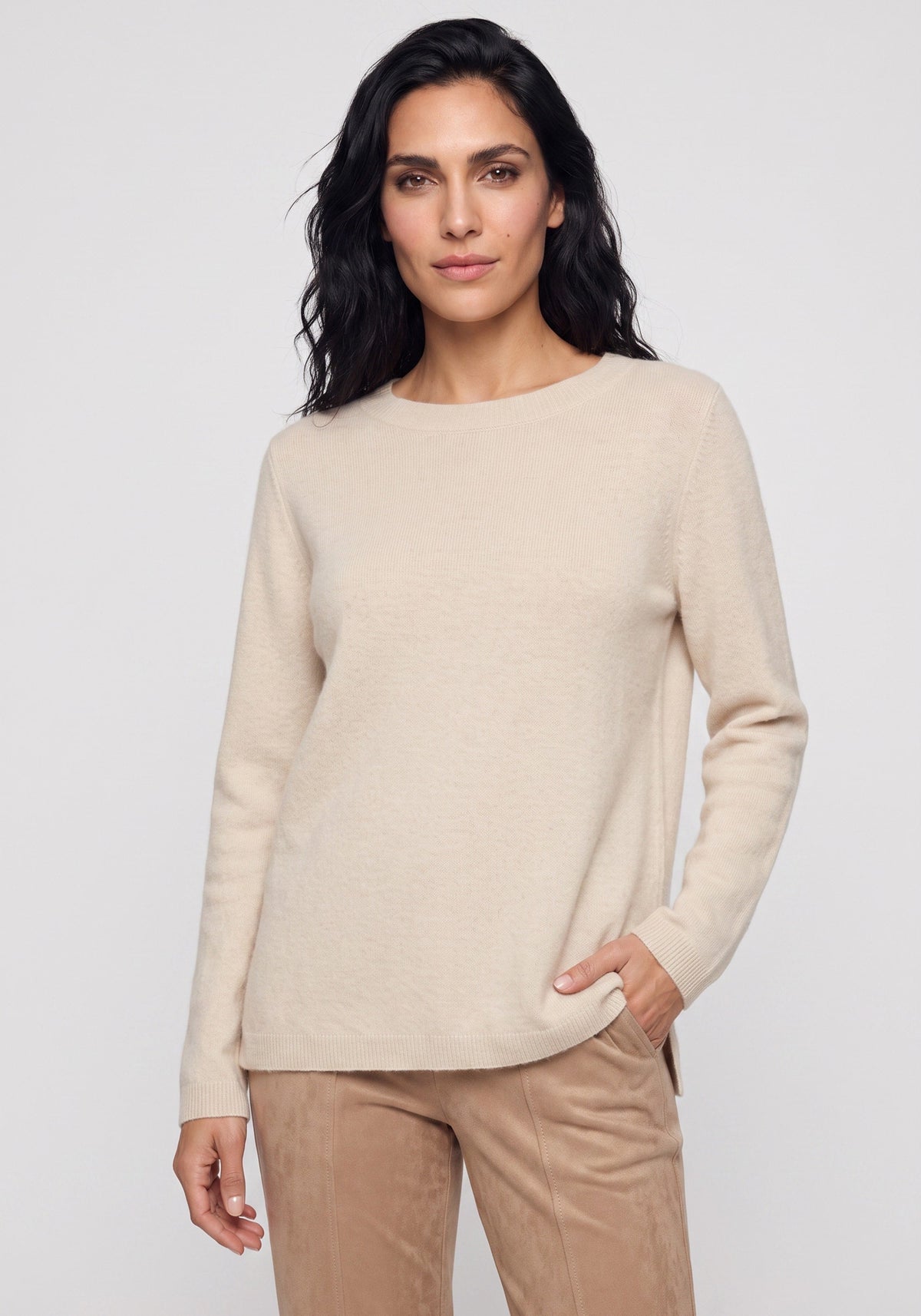 Brushed Knit Sweater