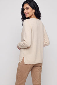 Pull en maille brossée
