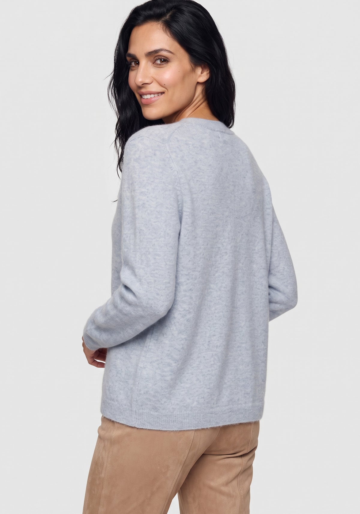 Pull en maille brossée