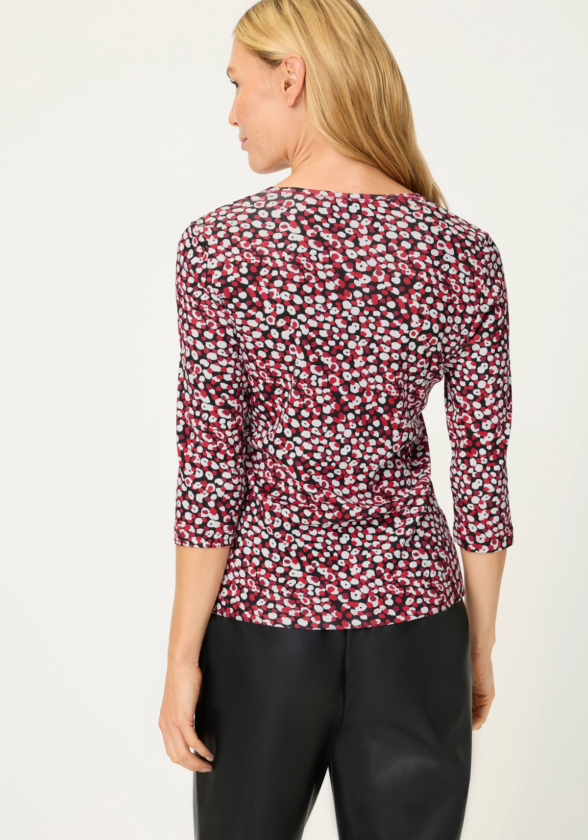 T-Shirt moderne à imprimé tacheté