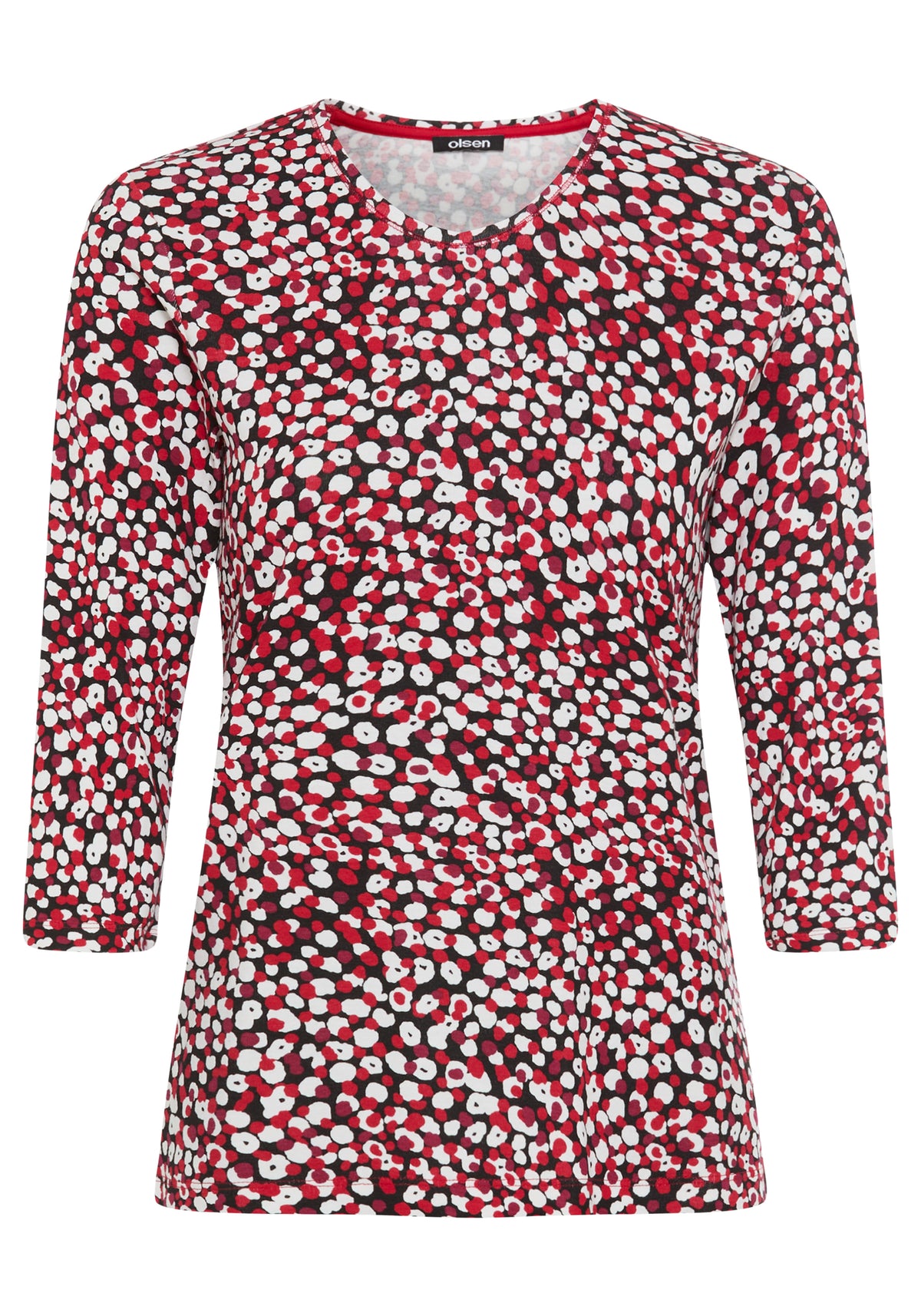 T-Shirt moderne à imprimé tacheté