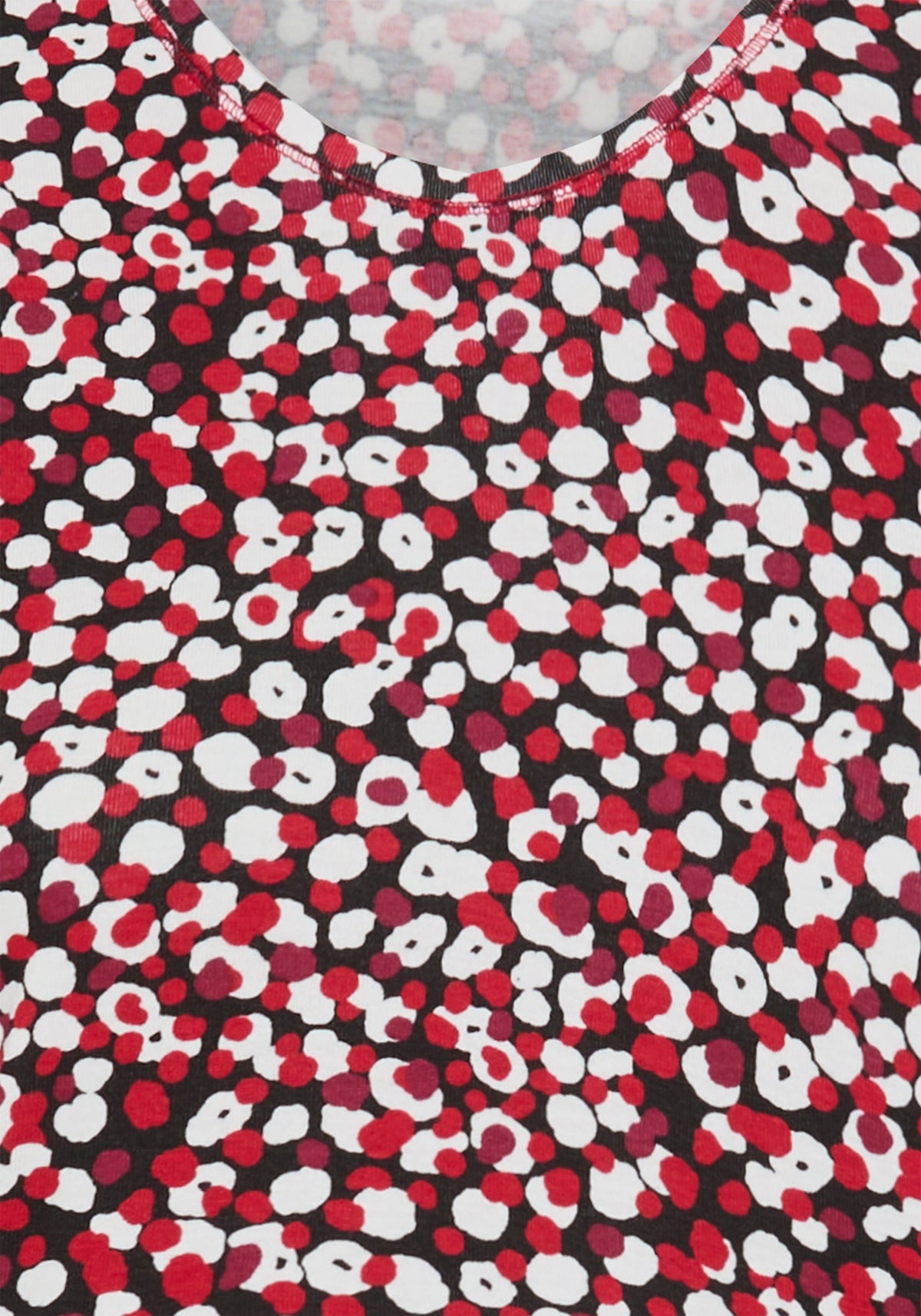 T-Shirt moderne à imprimé tacheté