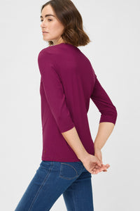 Solid Mock Neck