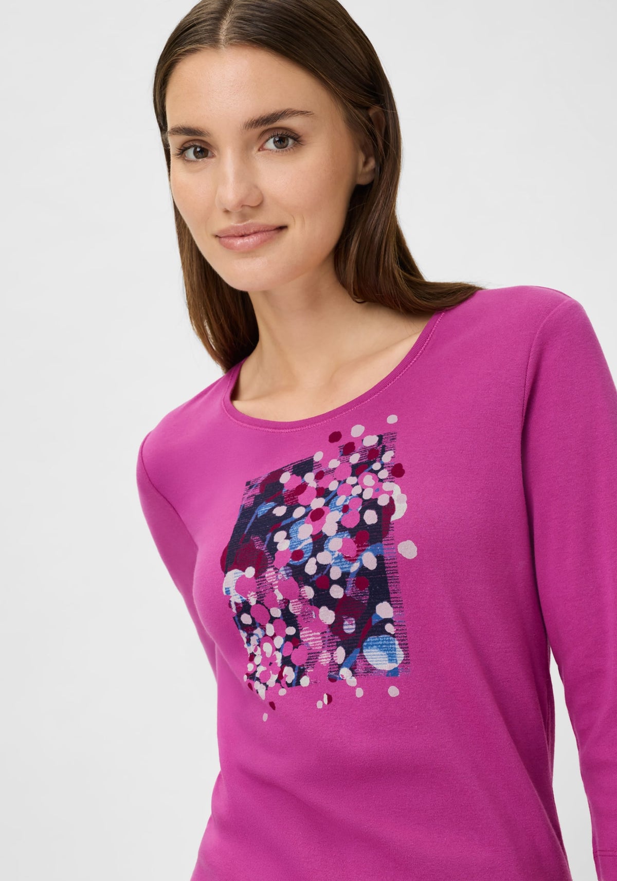 100% Cotton Placement Print T-Shirt