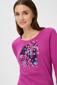 100% Cotton Placement Print T-Shirt