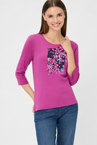 Multi-Motif Scarf with Fringe Trim