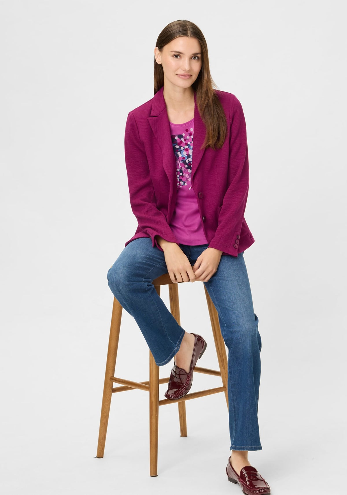 100% Cotton Placement Print T-Shirt