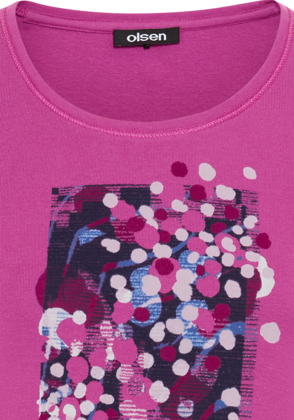 100% Cotton Placement Print T-Shirt