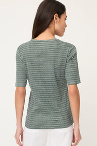 T-Shirt imprimé géo