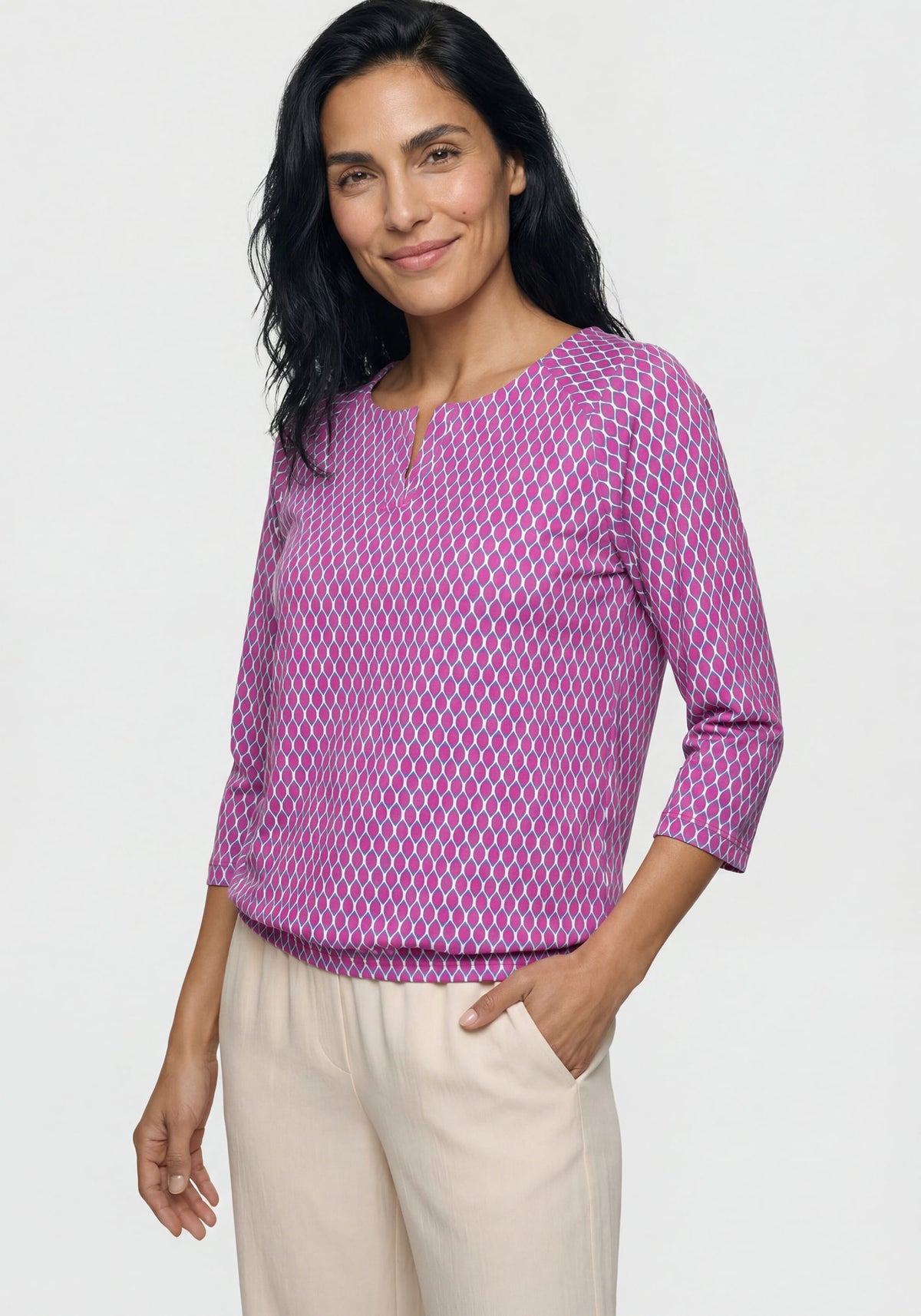 T-Shirt imprimé géo