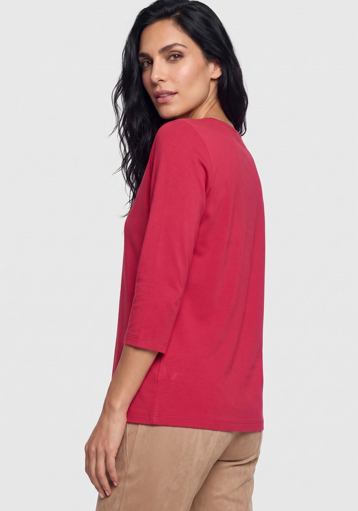 Solid VIscose Blend T-Shirt