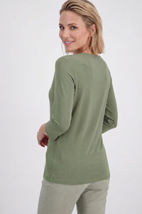 Solid Viscose Blend T-Shirt