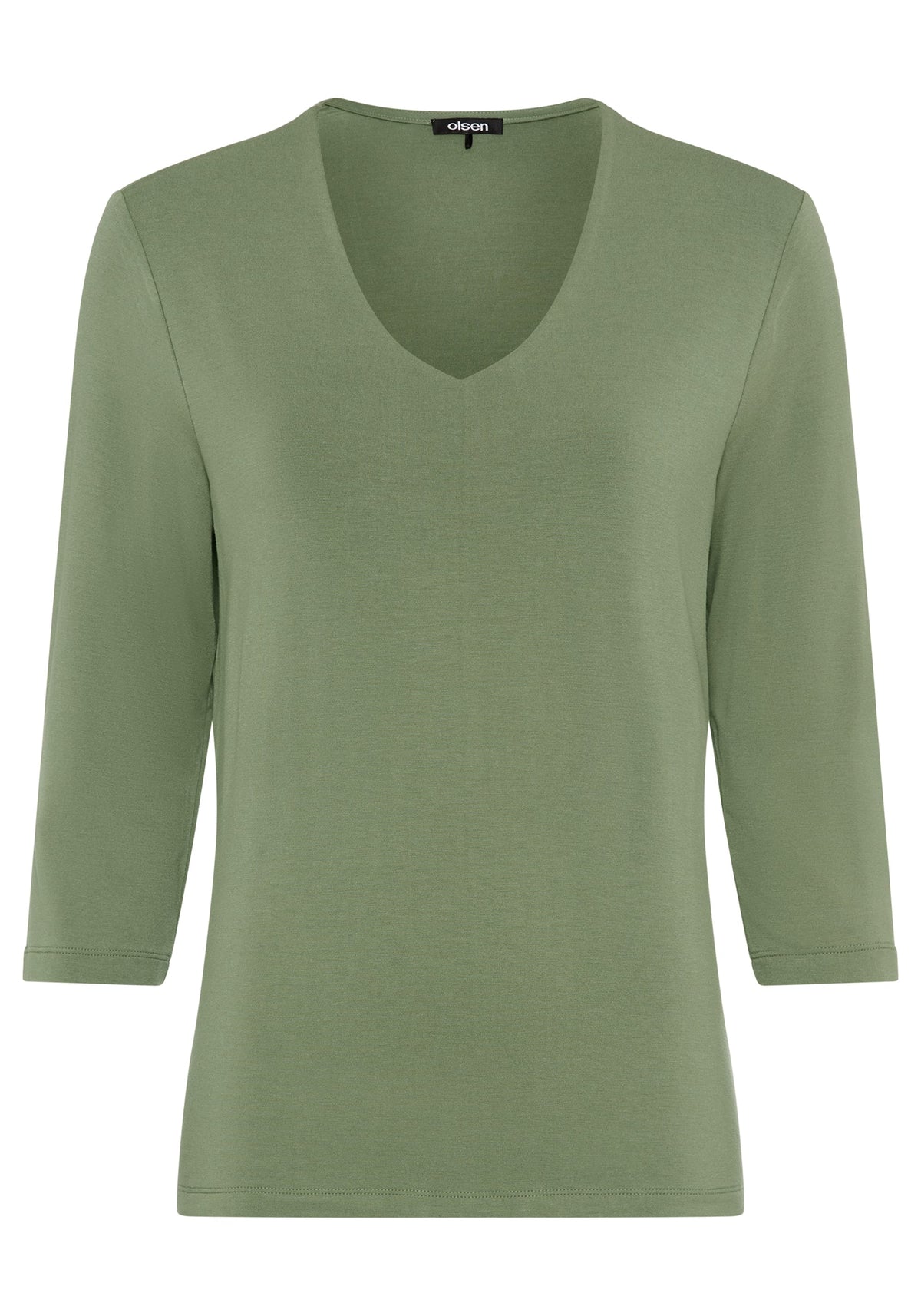 Solid Viscose Blend T-Shirt
